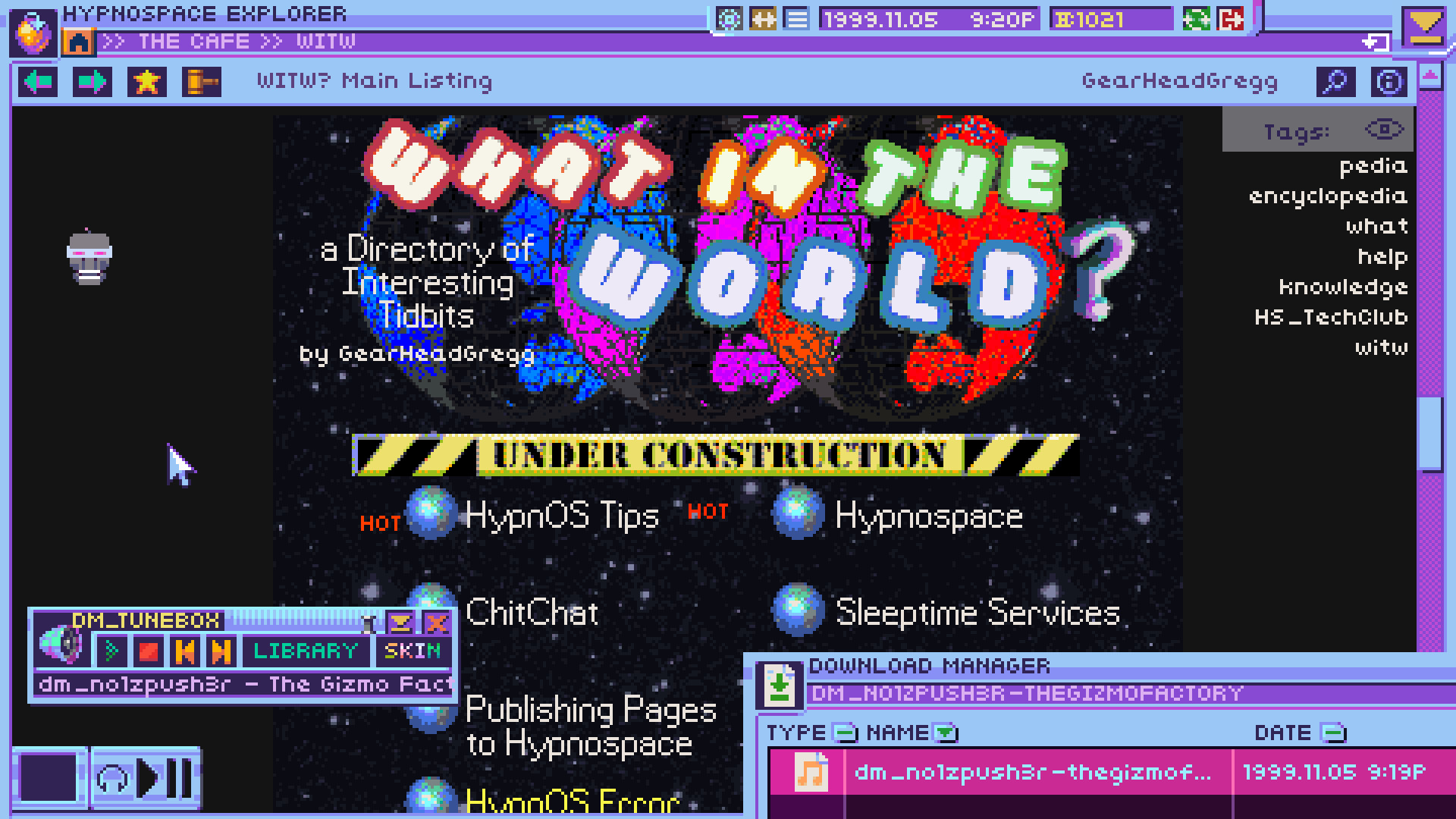 Hypnospace Outlaw Screenshot