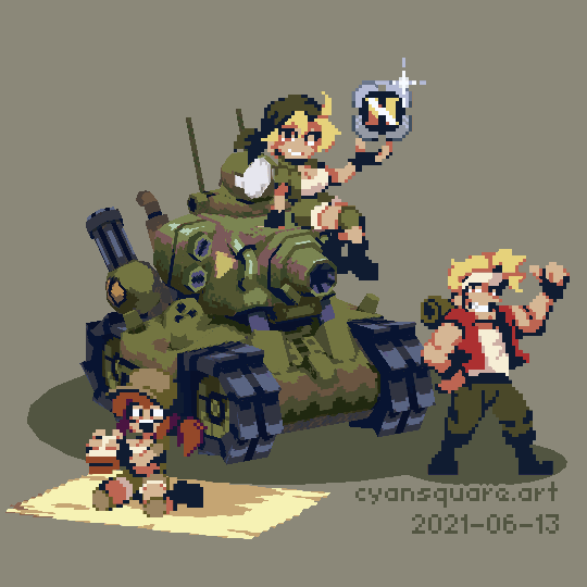 Metal Slug Pixel Art