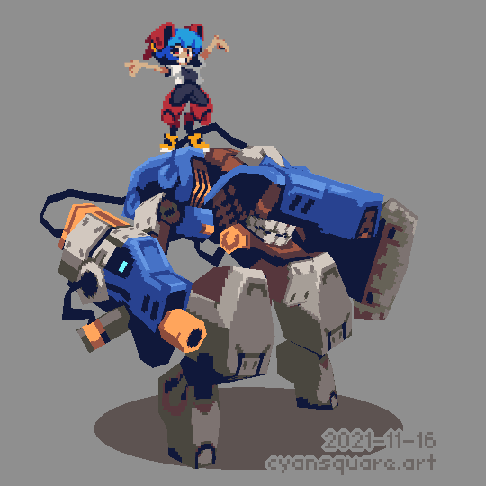 DieMango Low Poly Pixel Art